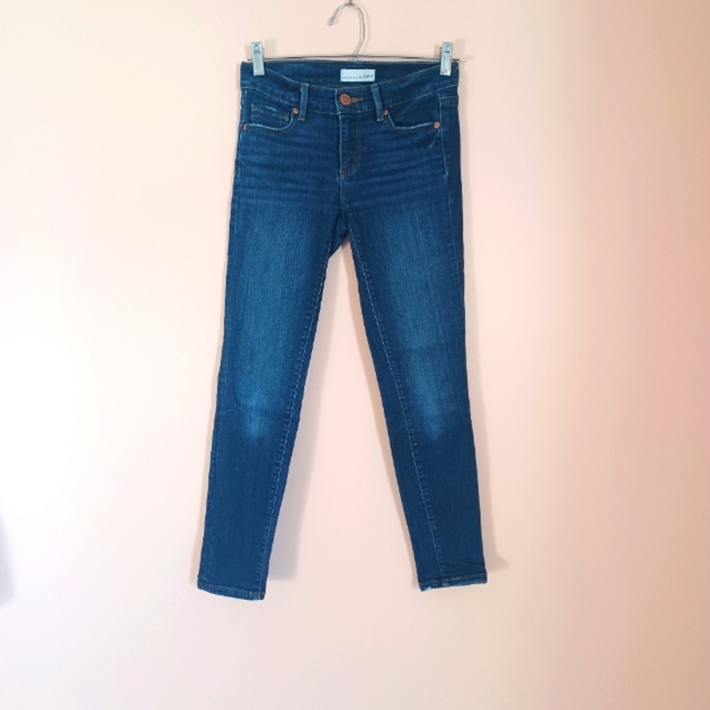 LOFT Skinny Crop Jeans Size 24